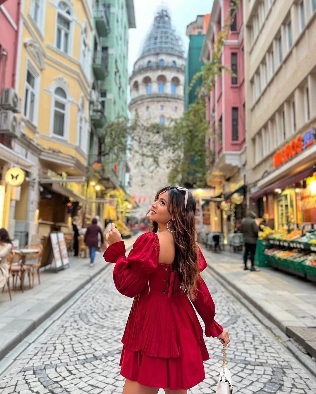 Red dress