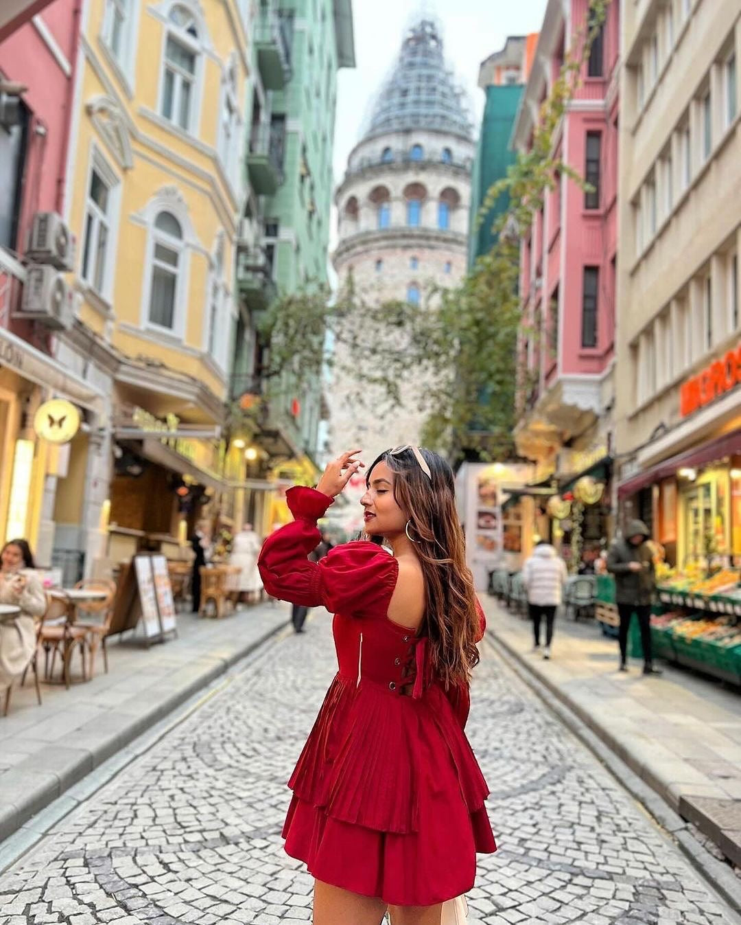 Red dress