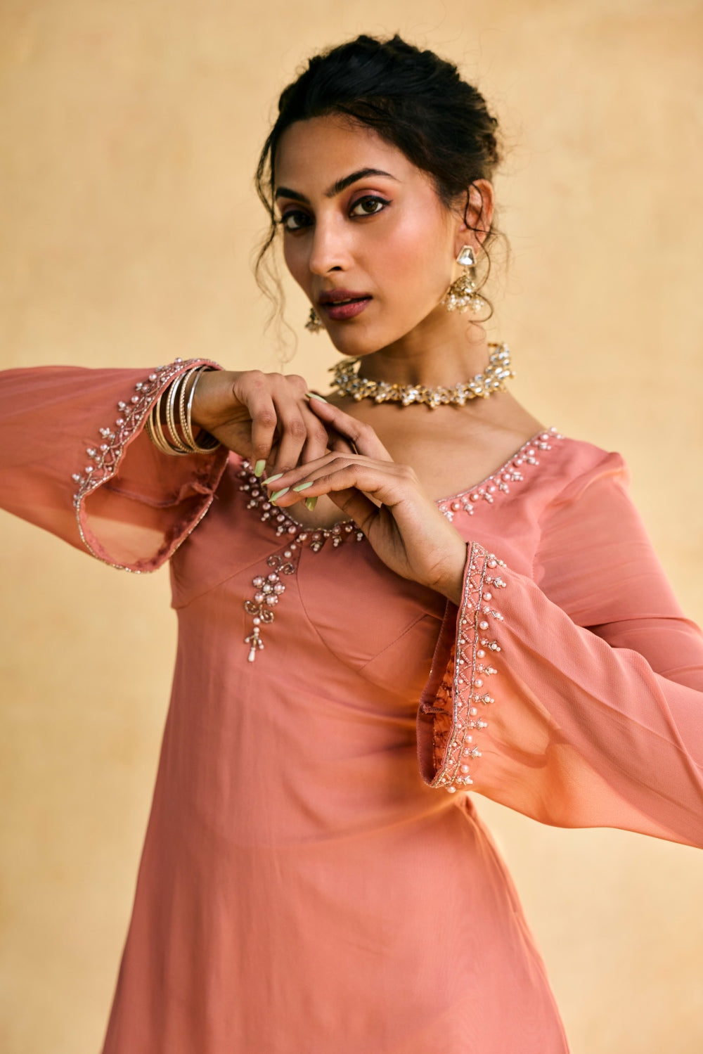 Shanaya Embroidered Y2K Kurta Set