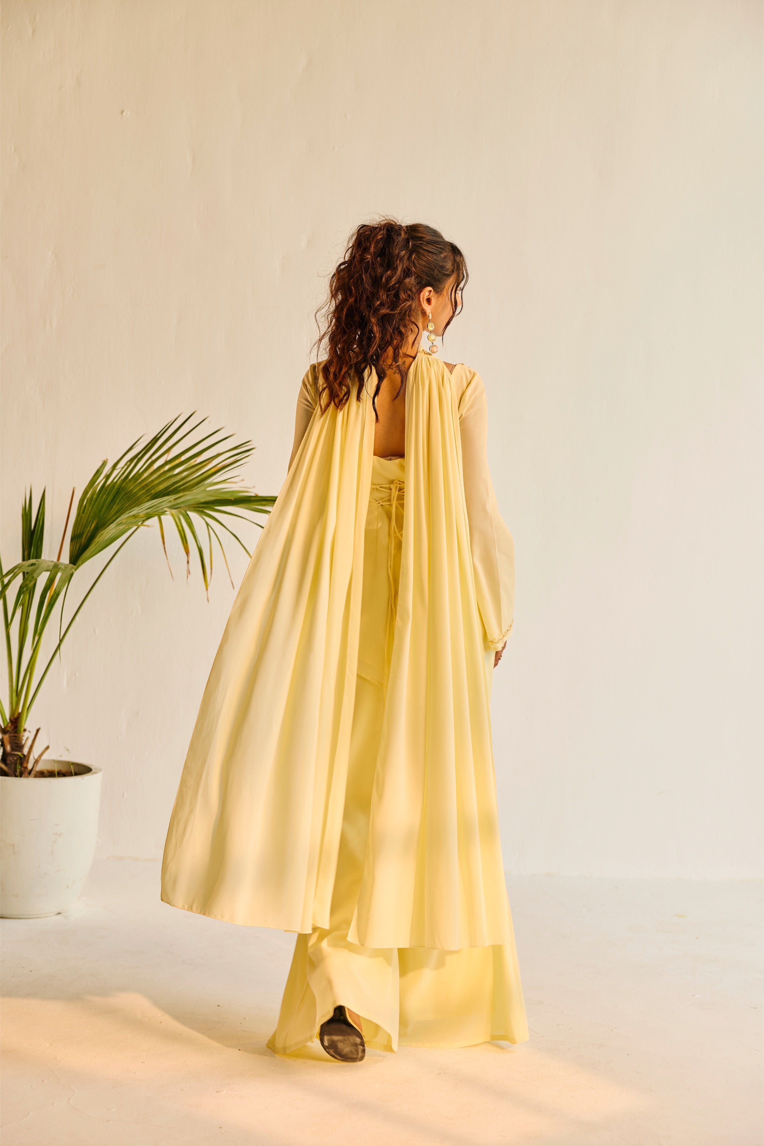Geet Yellow Embroidered Y2K Kurta Set