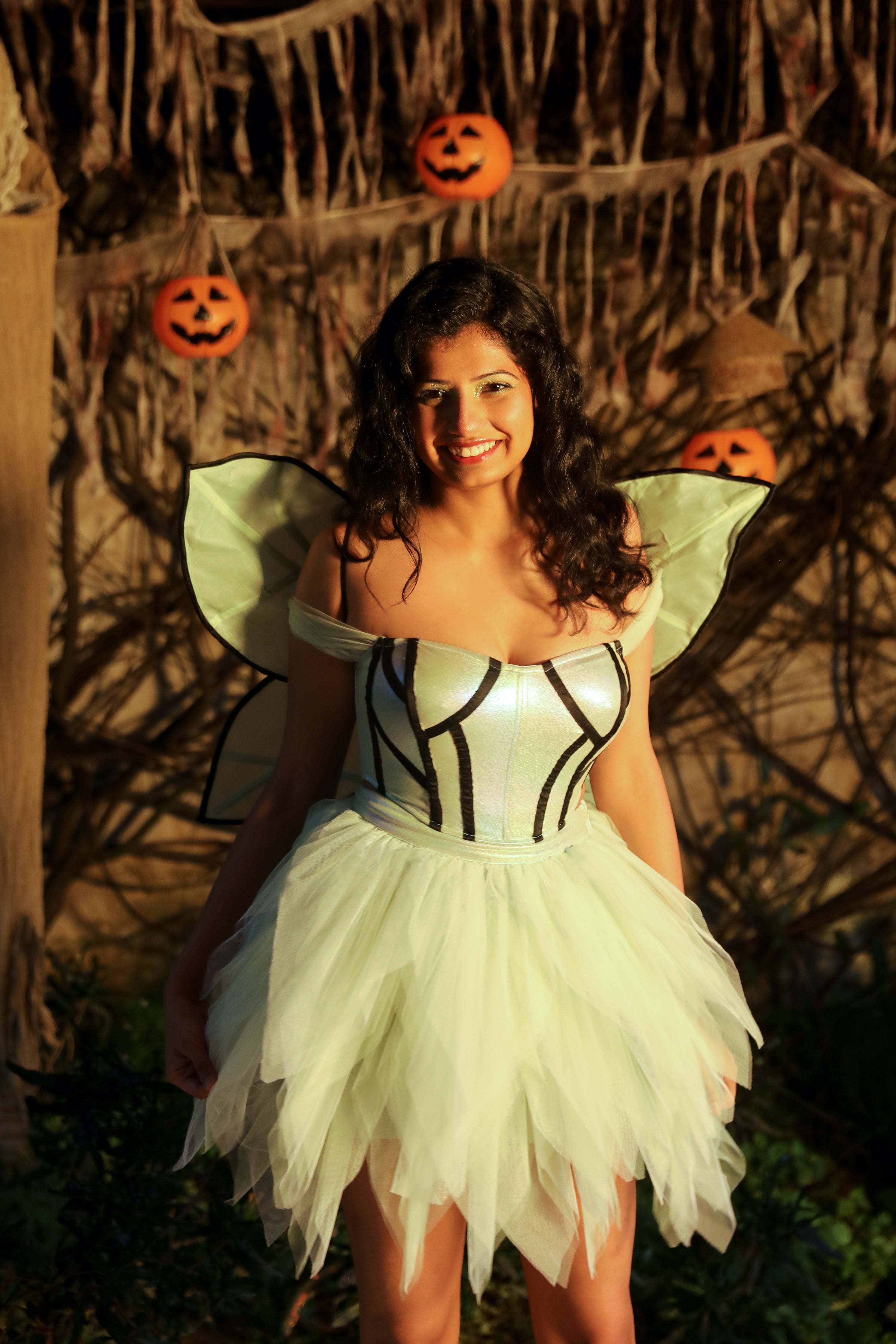 Green fairy dress