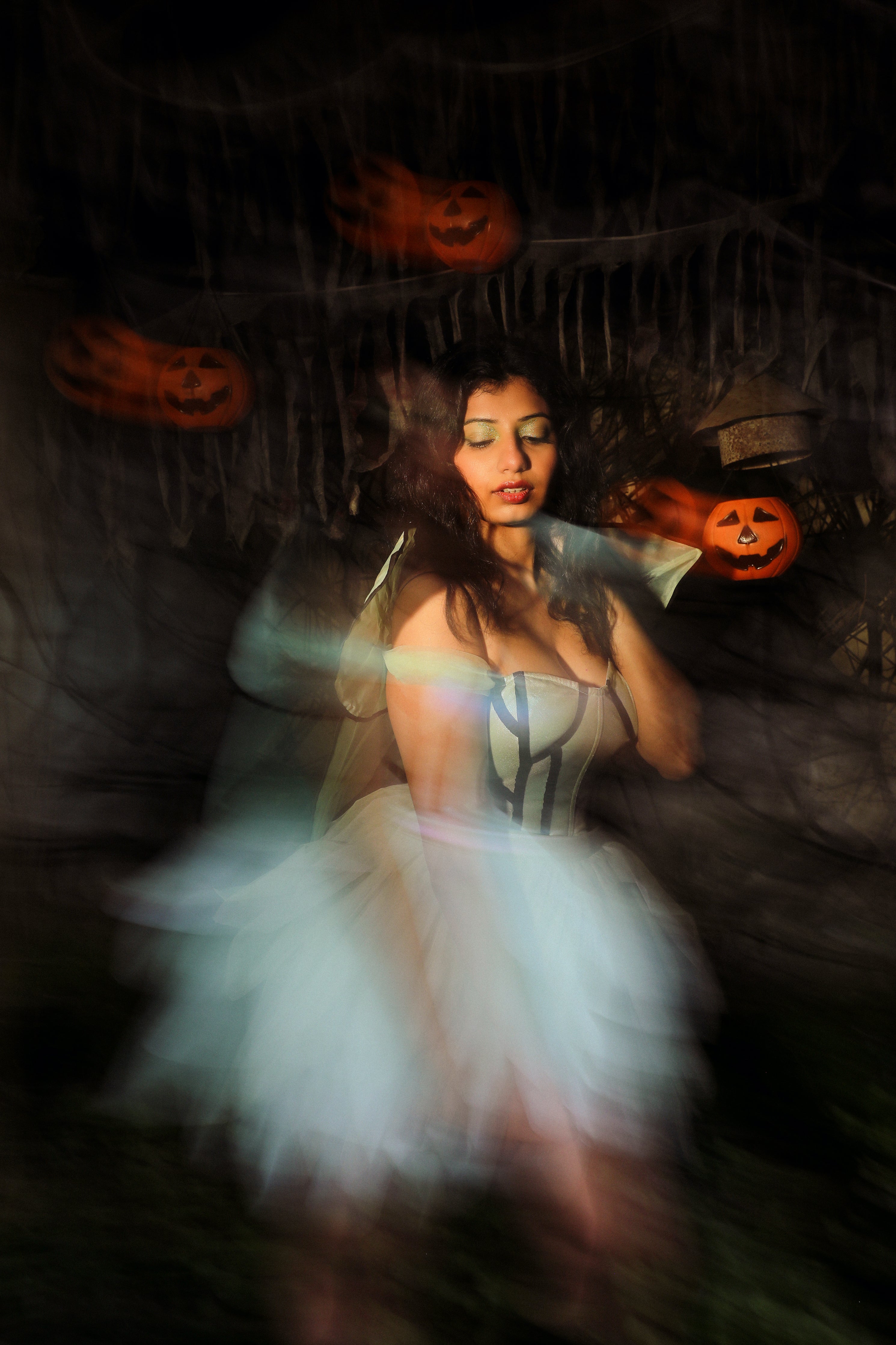 Green fairy dress