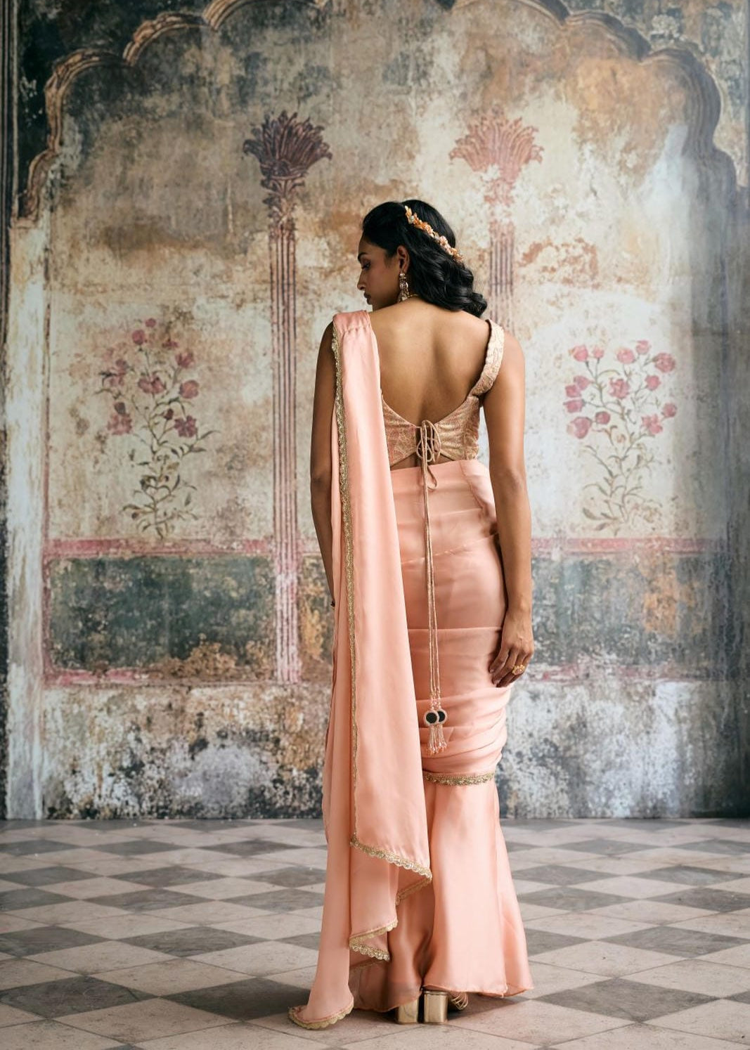Lehar Embellished Banarasi Brocade Corset Blouse