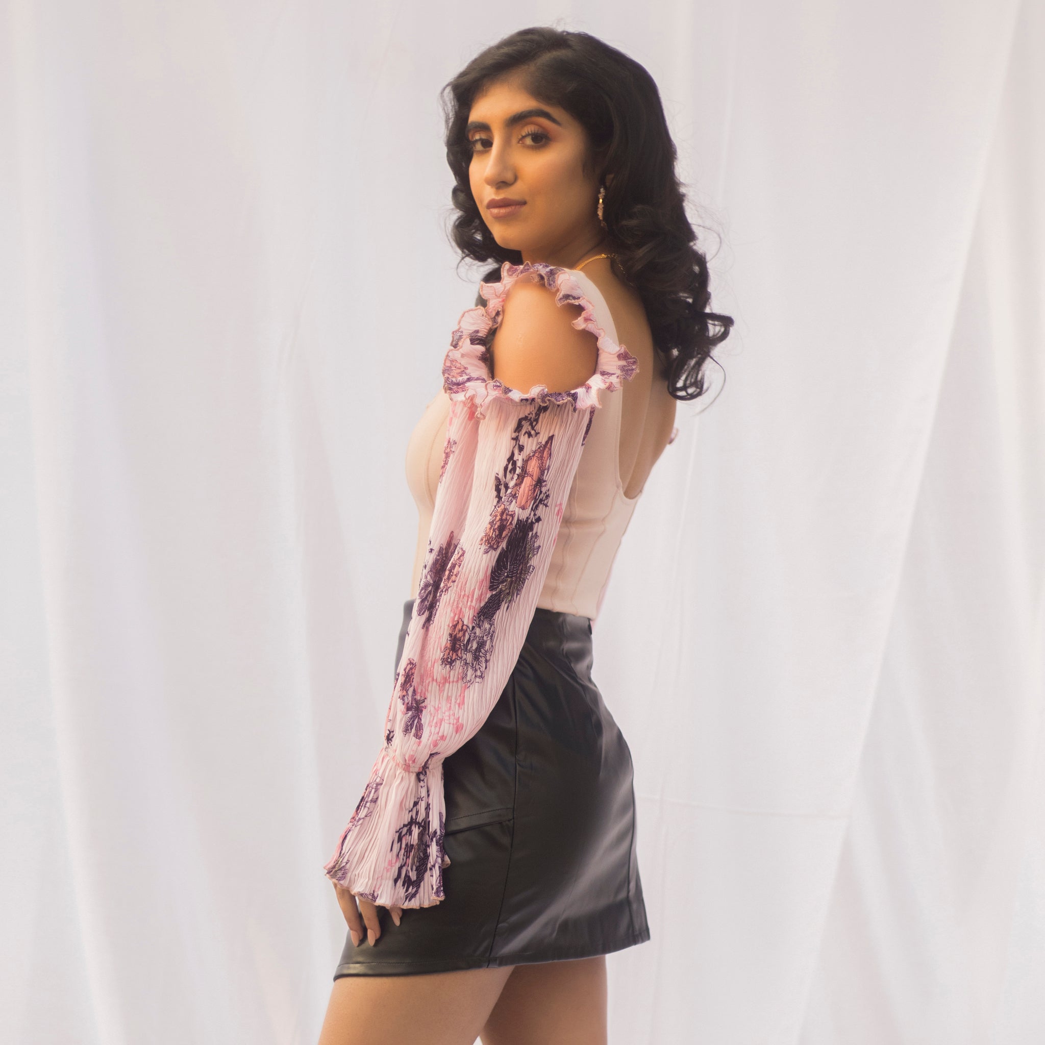 Sandra Chiffon Sleeve Bodysuit