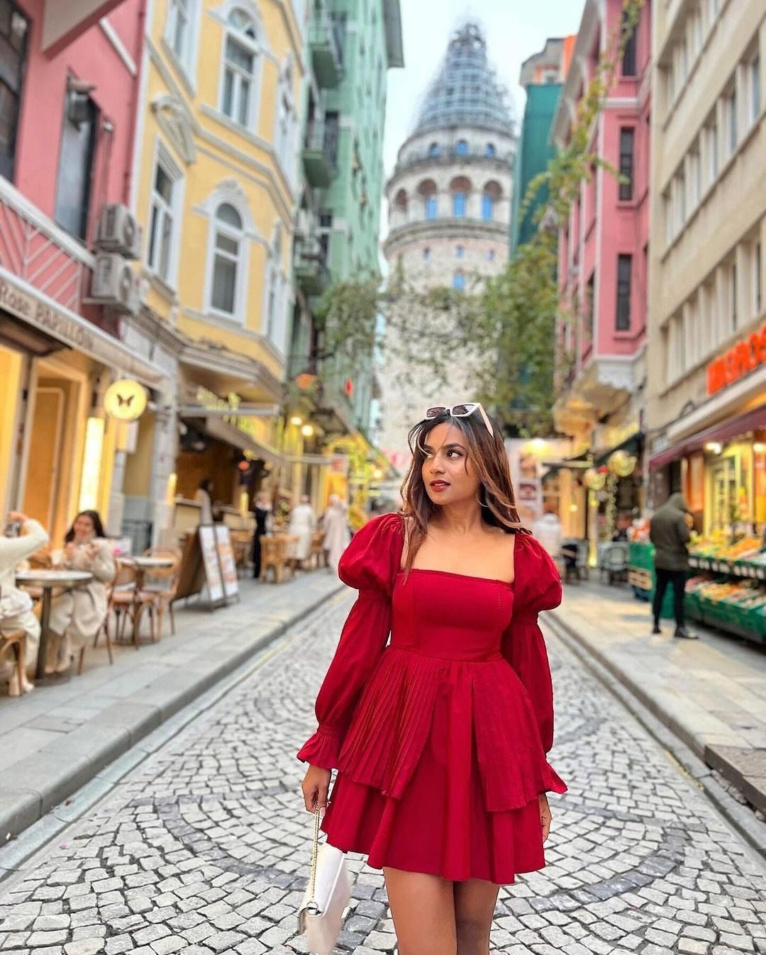 Red dress