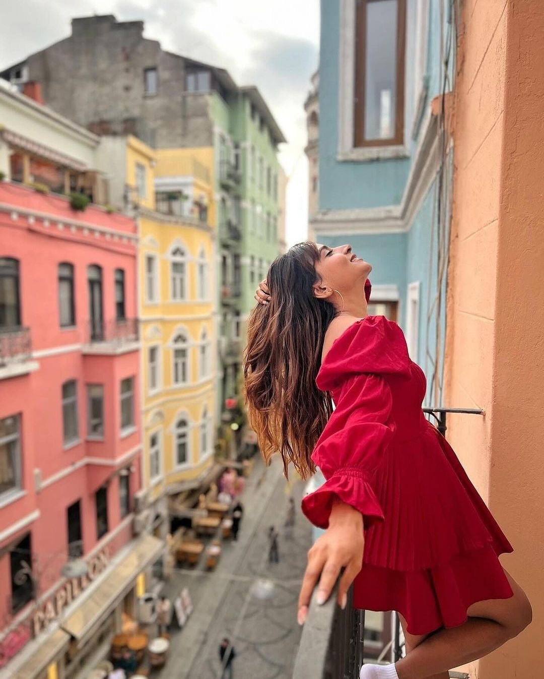 Red dress