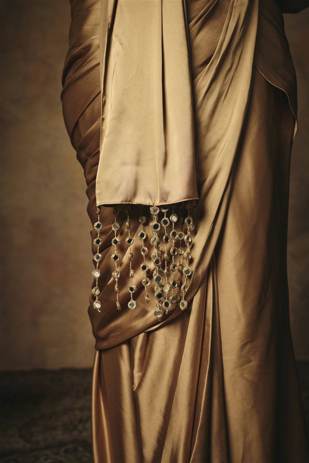 Padmini Golden Hand Embroidered Corset Blouse