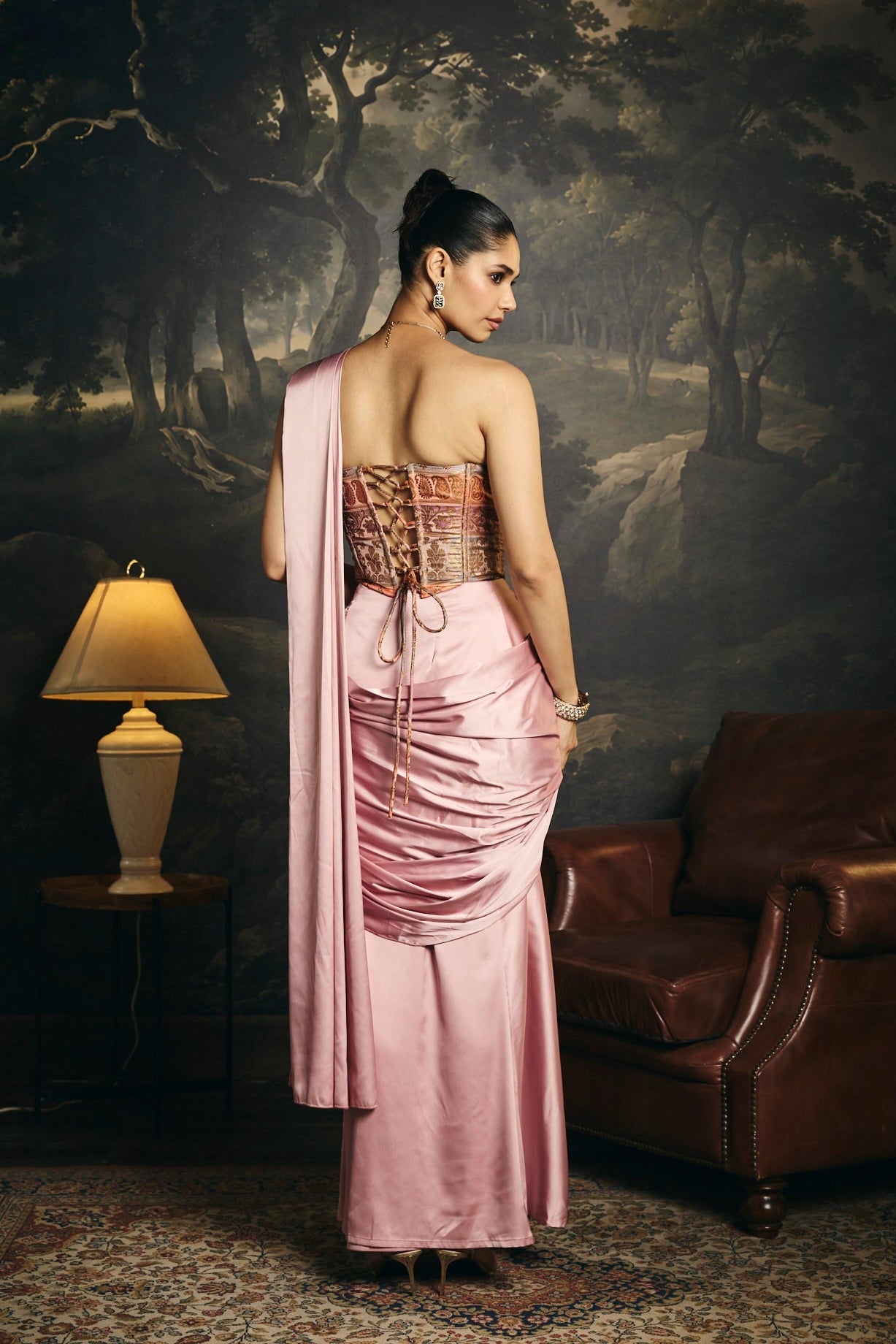 Hansika Brocade Corset