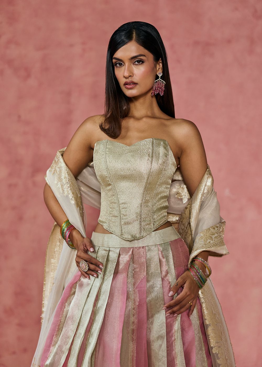 Lily Brocade Corset
