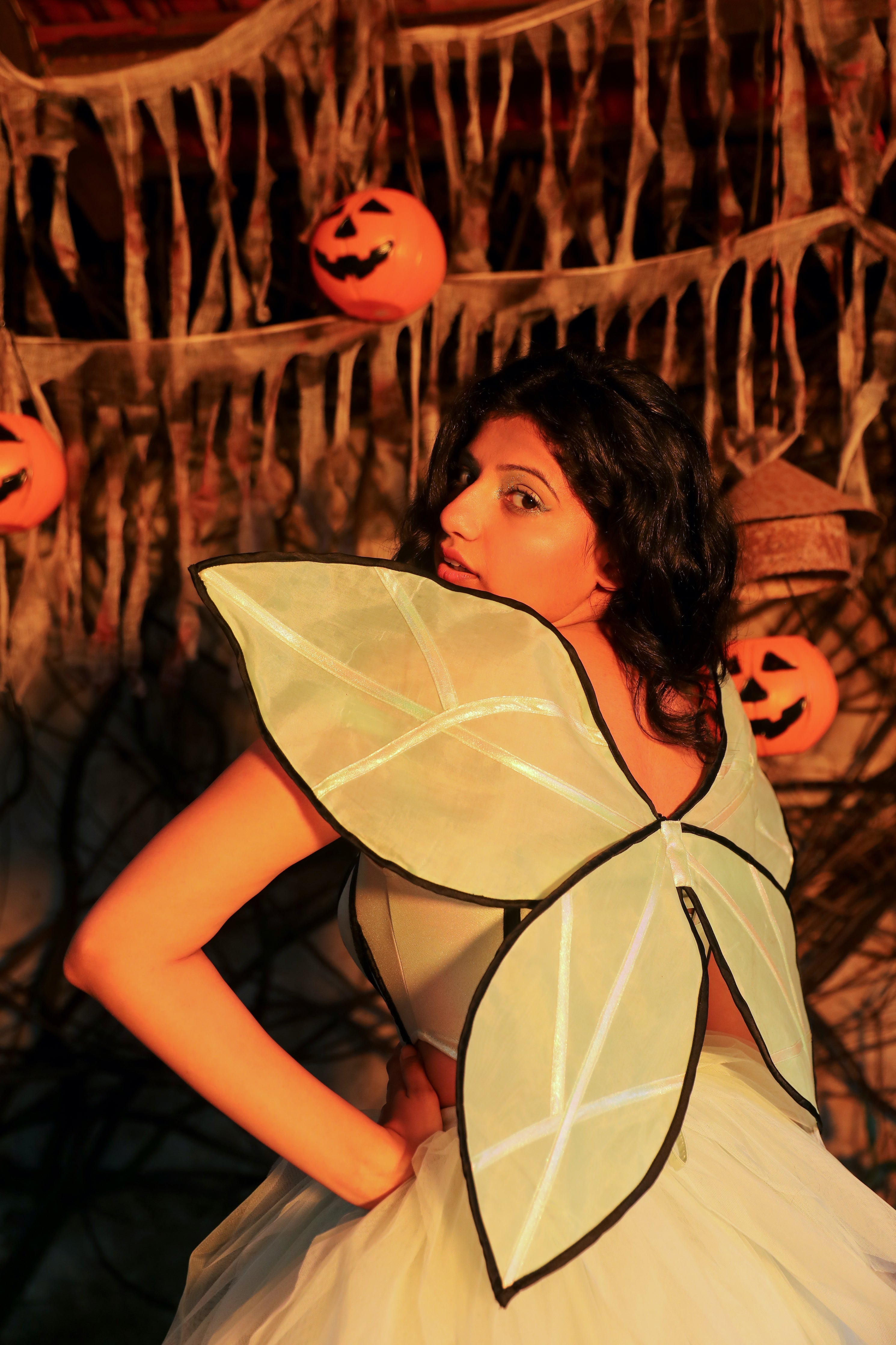 Green fairy dress