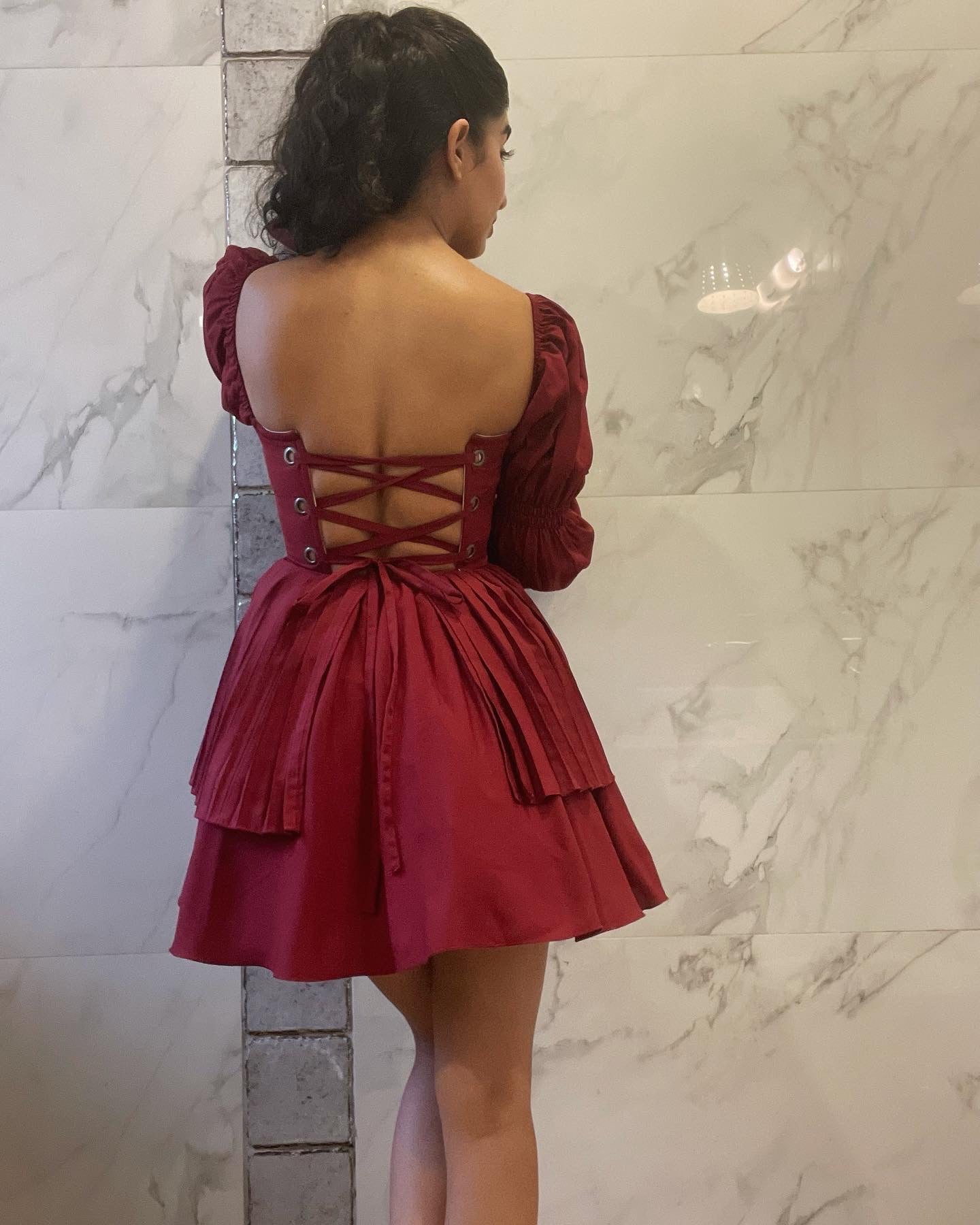 Red dress