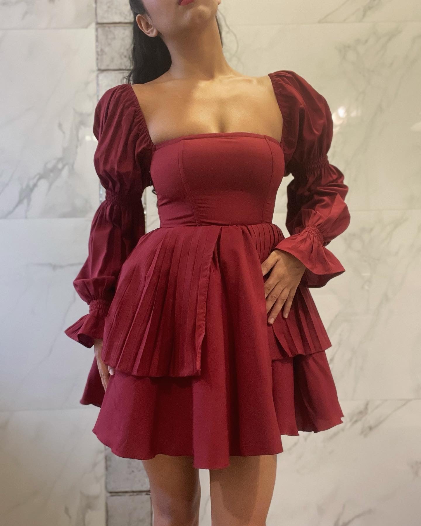 Red dress