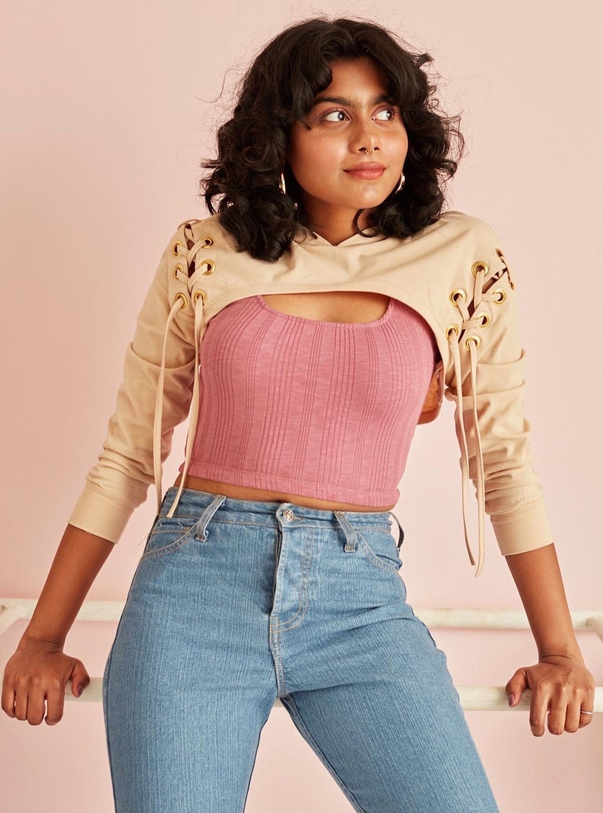  Crop Hoodie