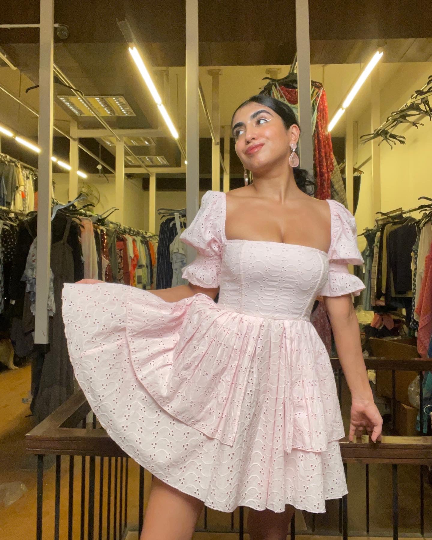 Pink Puff Corset Dress