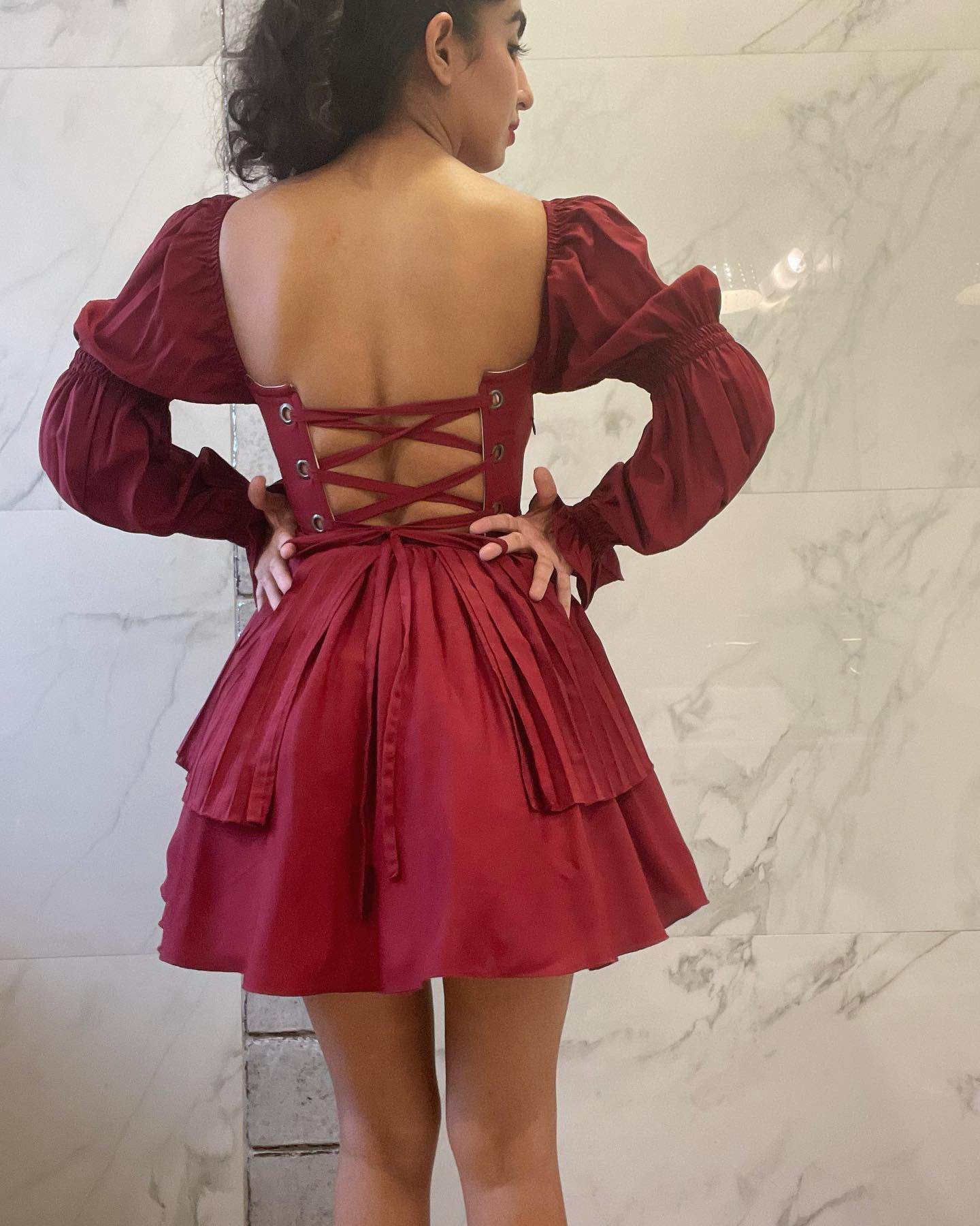 Red dress